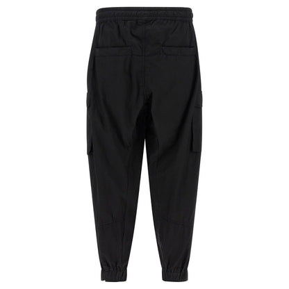 Thom Krom Black Organic Cotton Cargo Pants