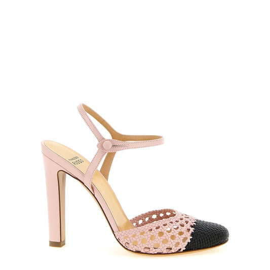 Francesco Russo Multicolor Goatskin High Heel Pumps