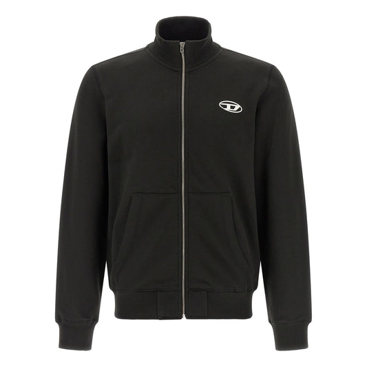 Diesel Black Cotton Sweatshirt