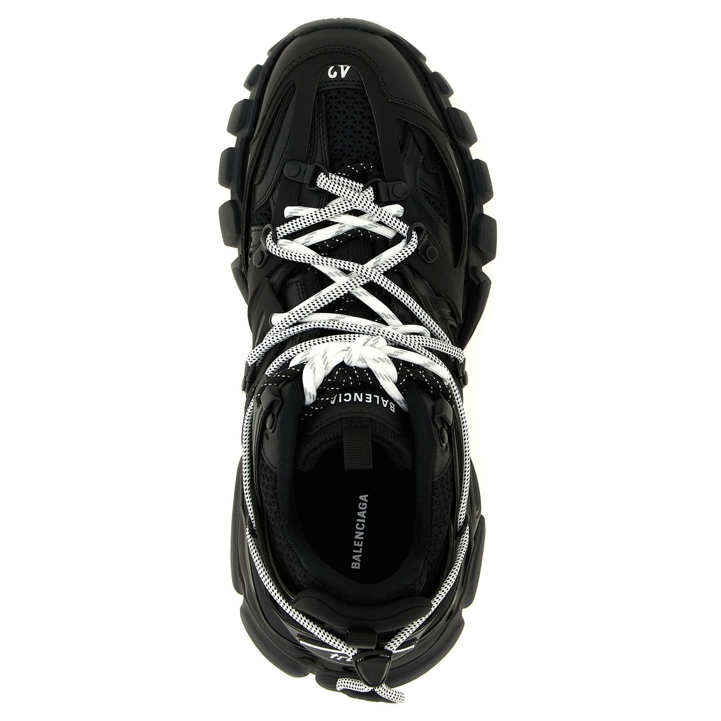 Balenciaga Black Polyethylene Athletic Sneakers