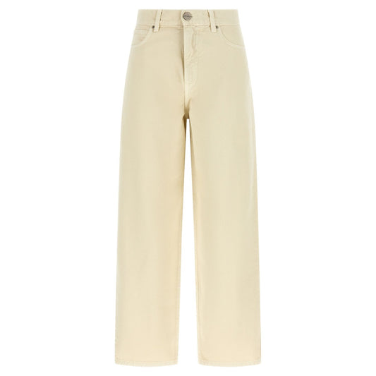 PINKO Beige Cotton Jeans Denim