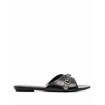 Balenciaga Cagole leather sandals
