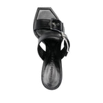 Alexander McQueen 100mm Buckled Leather Sandals