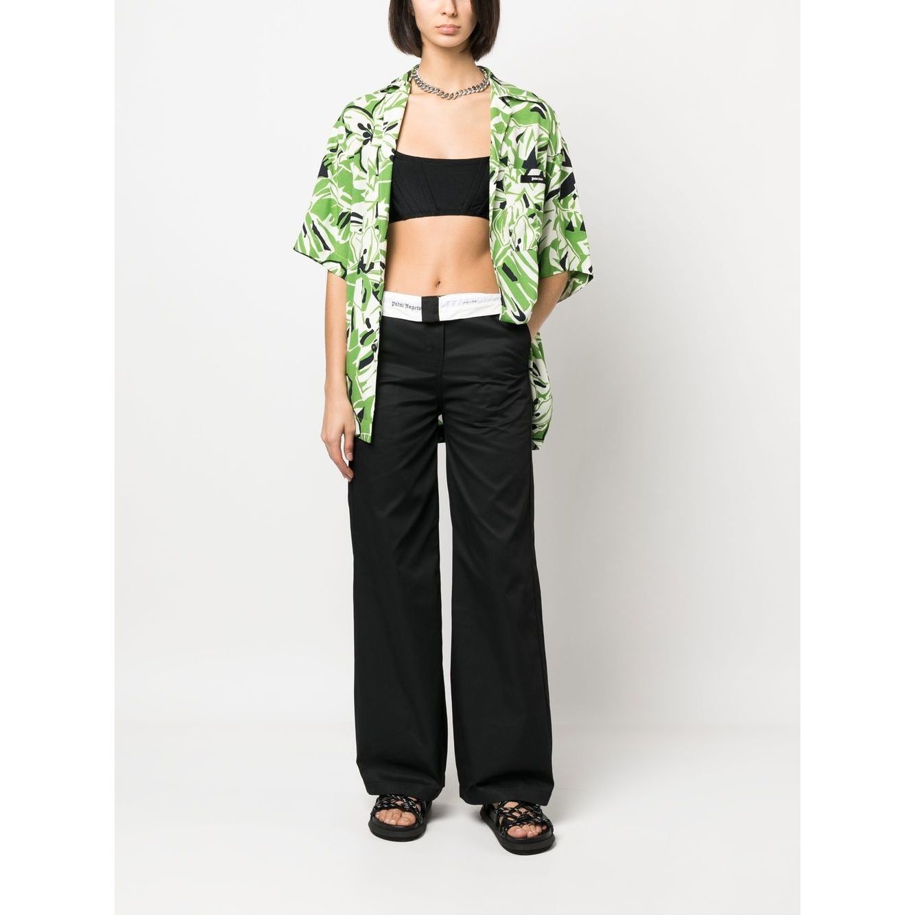 Palm Angels Trousers Black Trousers