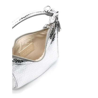 By Far Pre Cosmo metallic top-handle bag