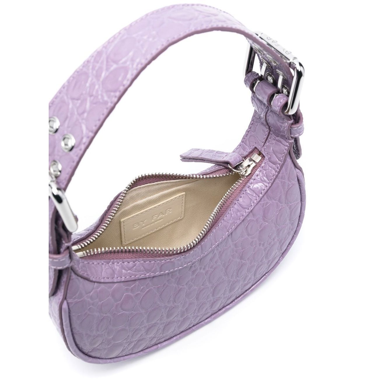 By Far Pre By Far mini Soho crocodile-effect shoulder bag