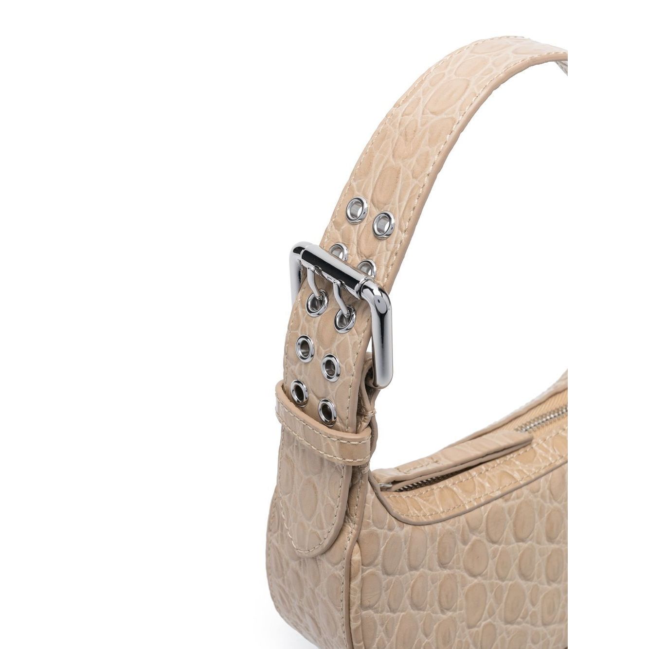 By Far Pre By Far mini Soho crocodile-embossed shoulder bag
