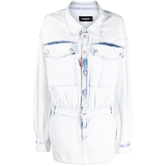 Dsquared2 Dresses Clear Blue