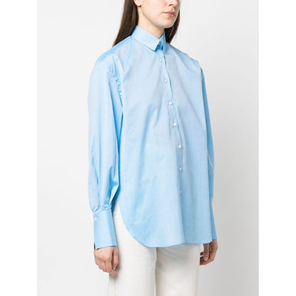 FINAMORE 1925 NAPOLI Shirts Clear Blue Shirts