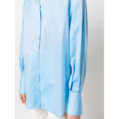 FINAMORE 1925 NAPOLI Shirts Clear Blue Shirts