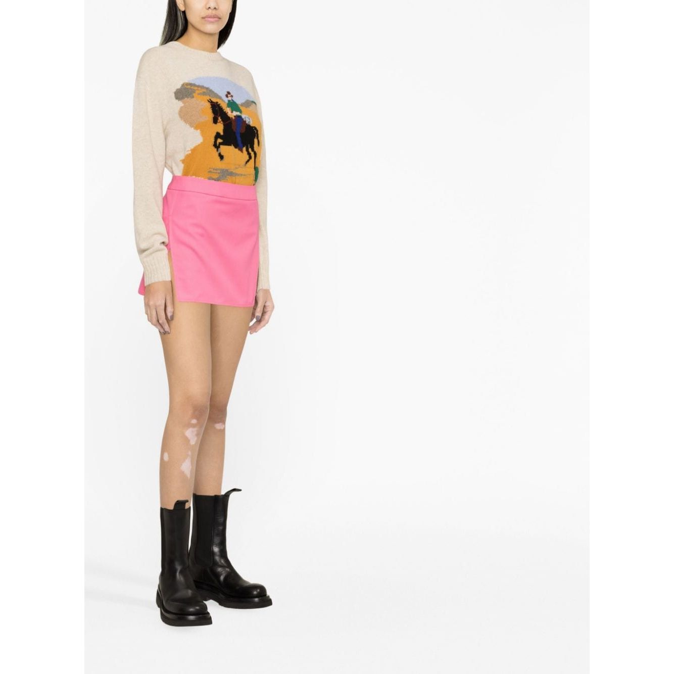 Palm Angels Skirts Fuchsia Skirts