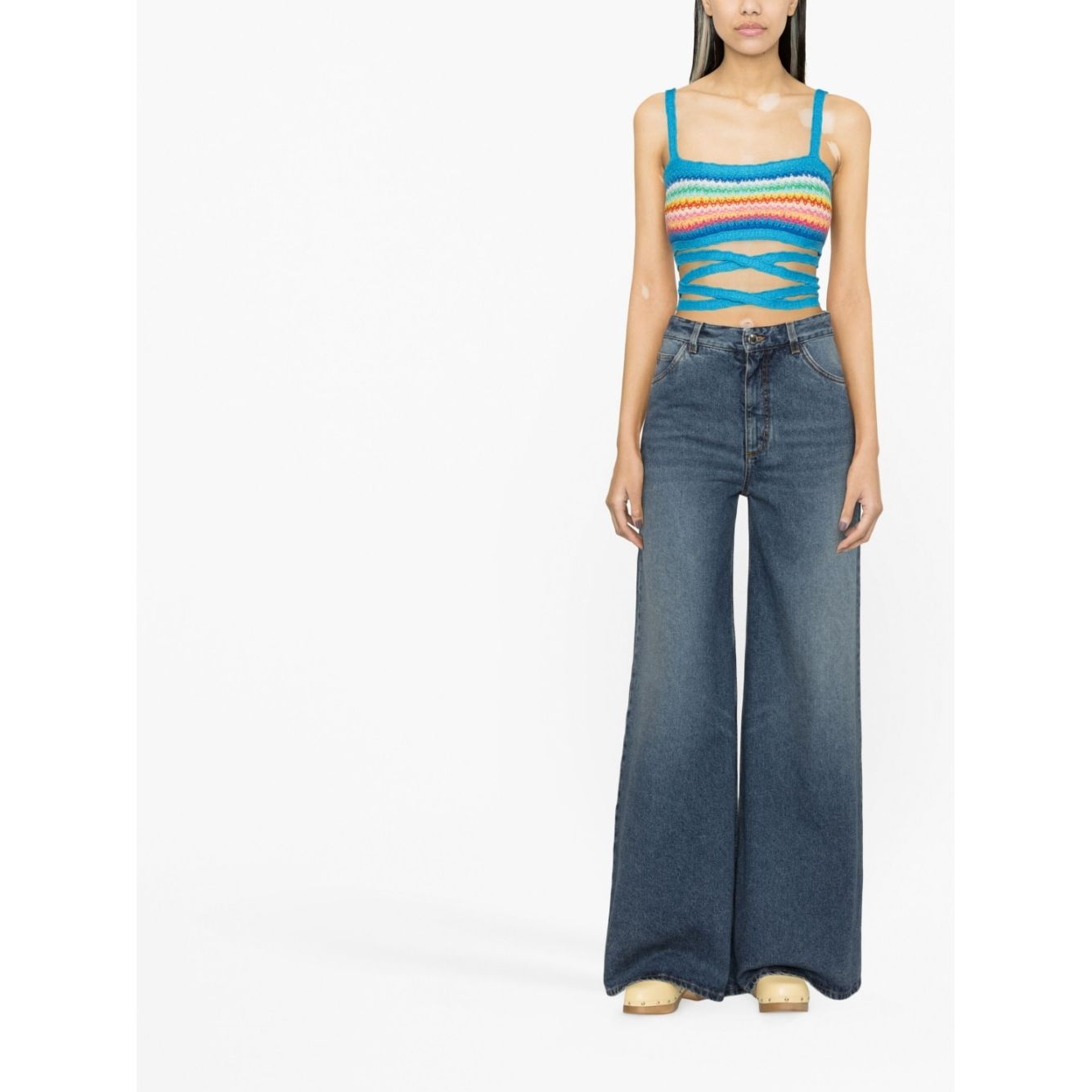 Alanui Top Blue Topwear