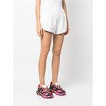 Balenciaga flared elasticated-waist shorts