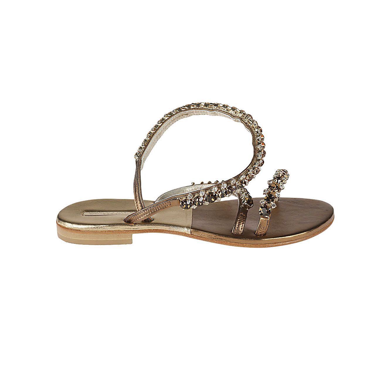 Emanuela Caruso Sandals Golden