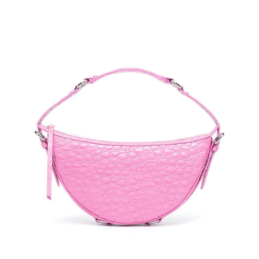 By Far Gib embossed crocodile-effect shoulder bag Shoulder