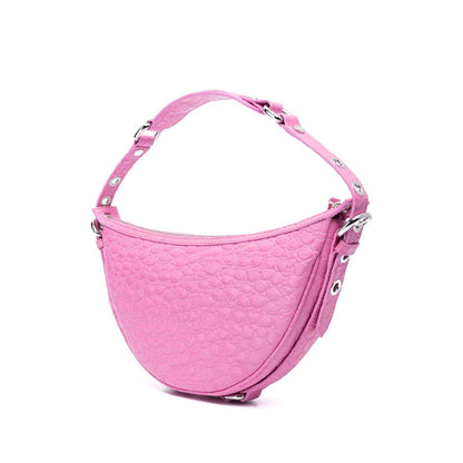 By Far Gib embossed crocodile-effect shoulder bag Shoulder