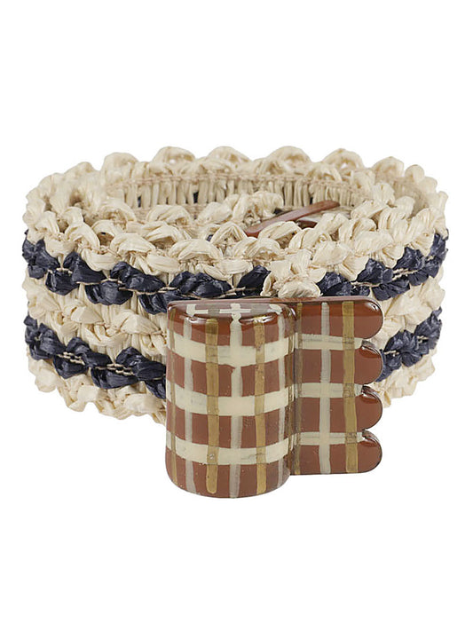 Exquisite J Belts Beige Belts Exquisite J Dark Gray