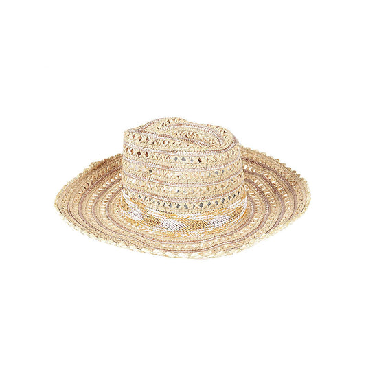Exquisite J Raffia sombrero hat Scarves Hats & Gloves