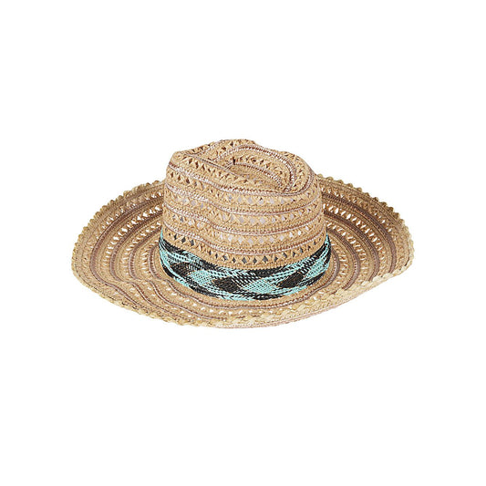 Exquisite J Raffia sombrero hat Scarves Hats & Gloves