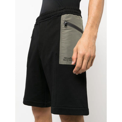 Alexander McQueen two-tone Elasticated Track Shorts Short trousers