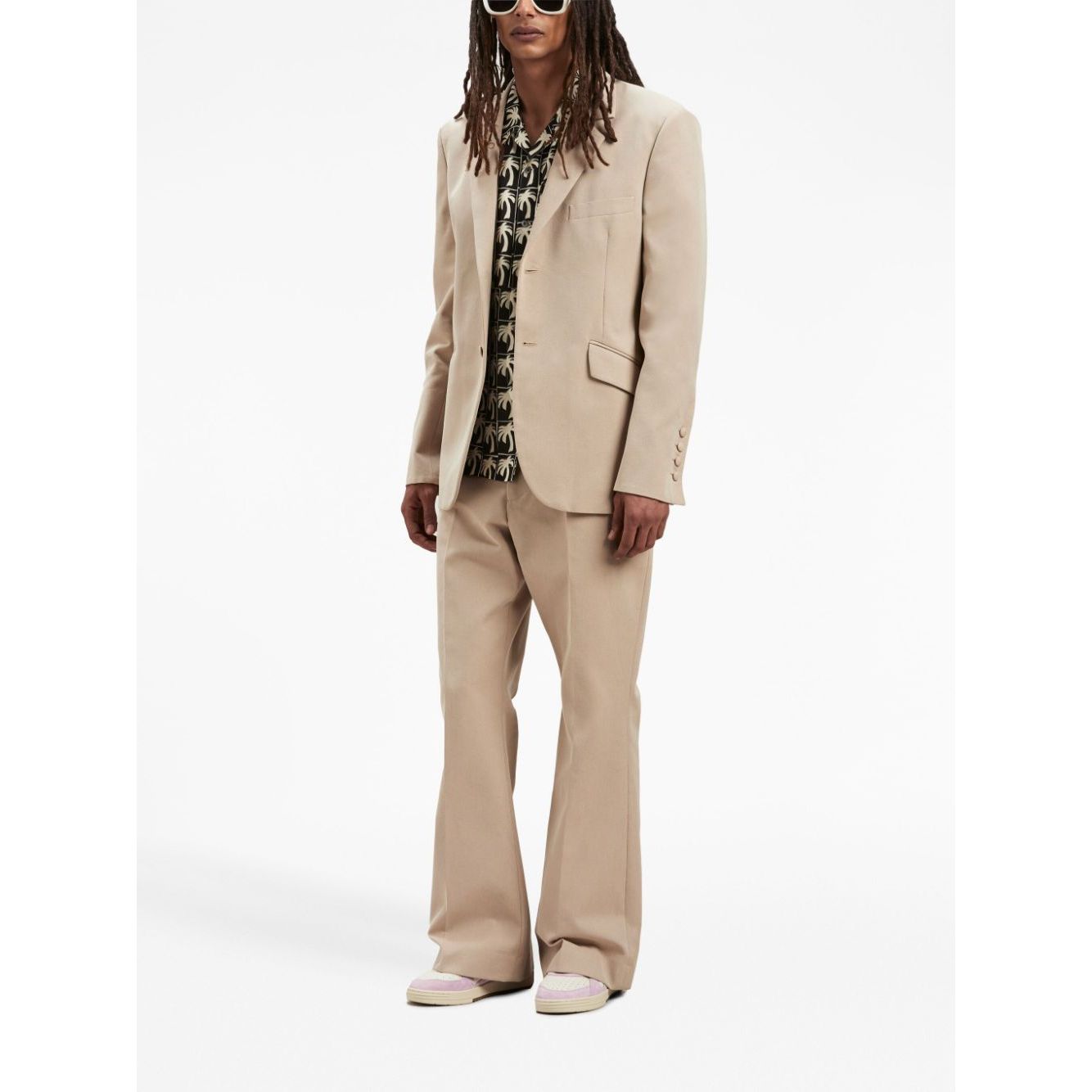 Palm Angels Trousers Beige Trousers
