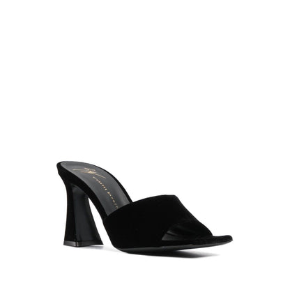 Giuseppe Zanotti Solhene 90mm velvet-effect sandals Sandals