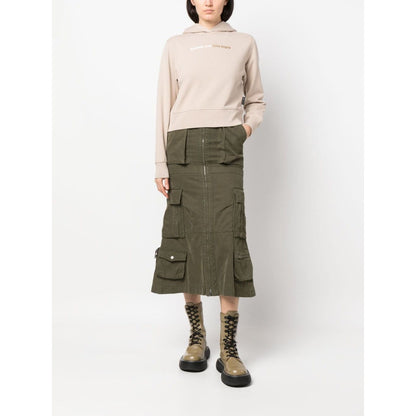 Palm Angels Sweaters Beige Topwear