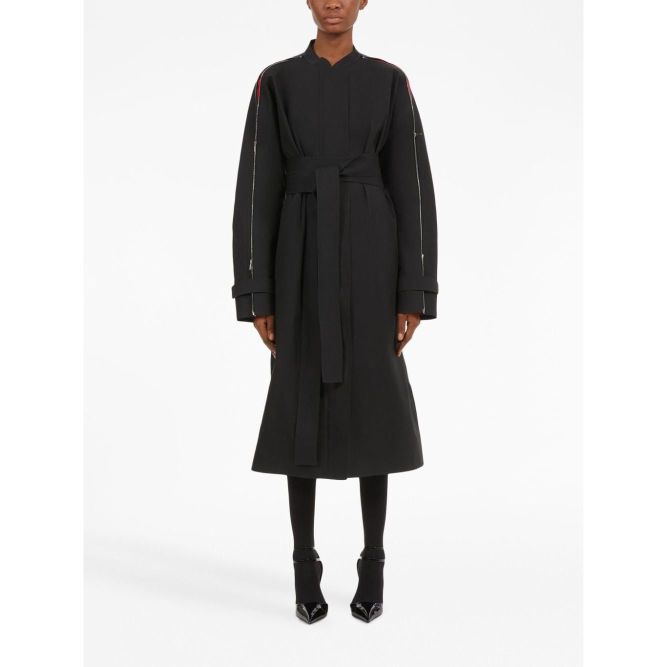 Ferragamo Coats Black Coats