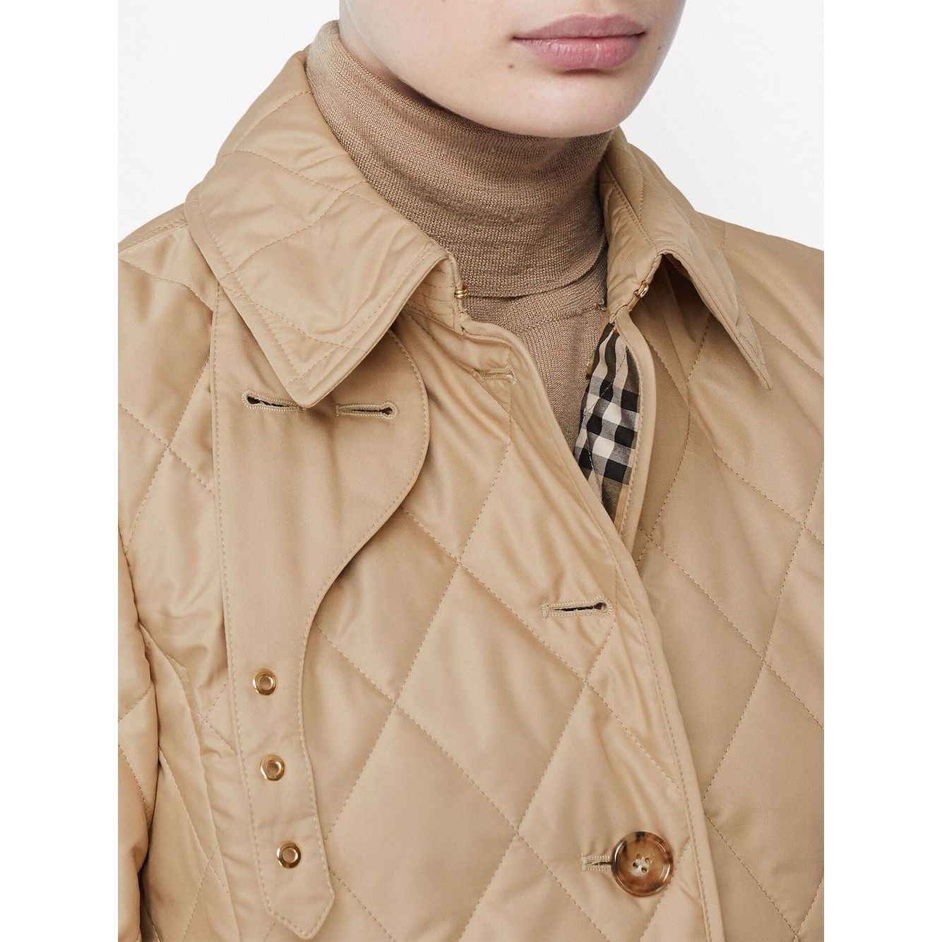 Burberry diamond-quilted jacket Jackets