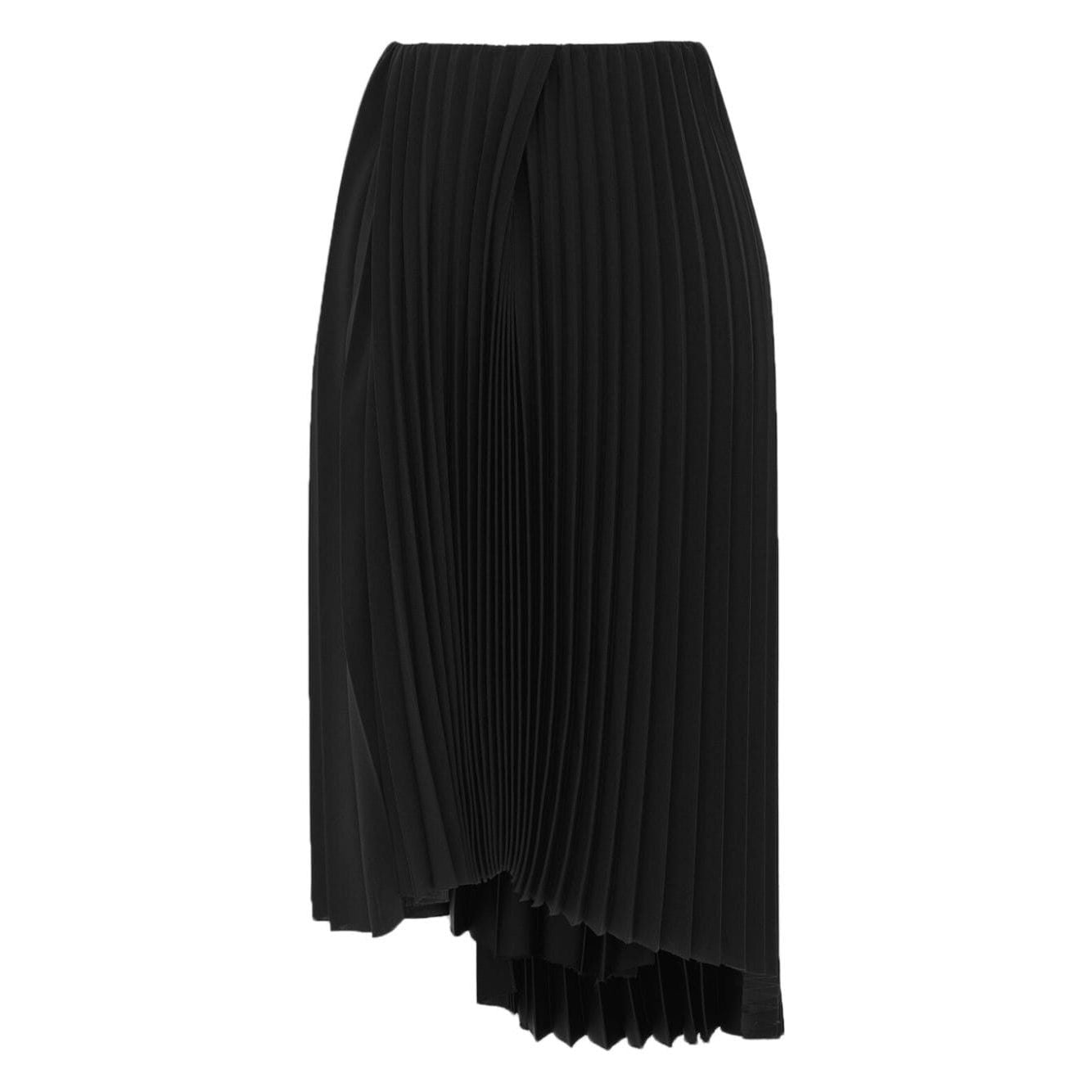 Saint Laurent Pleated Midi Skirt