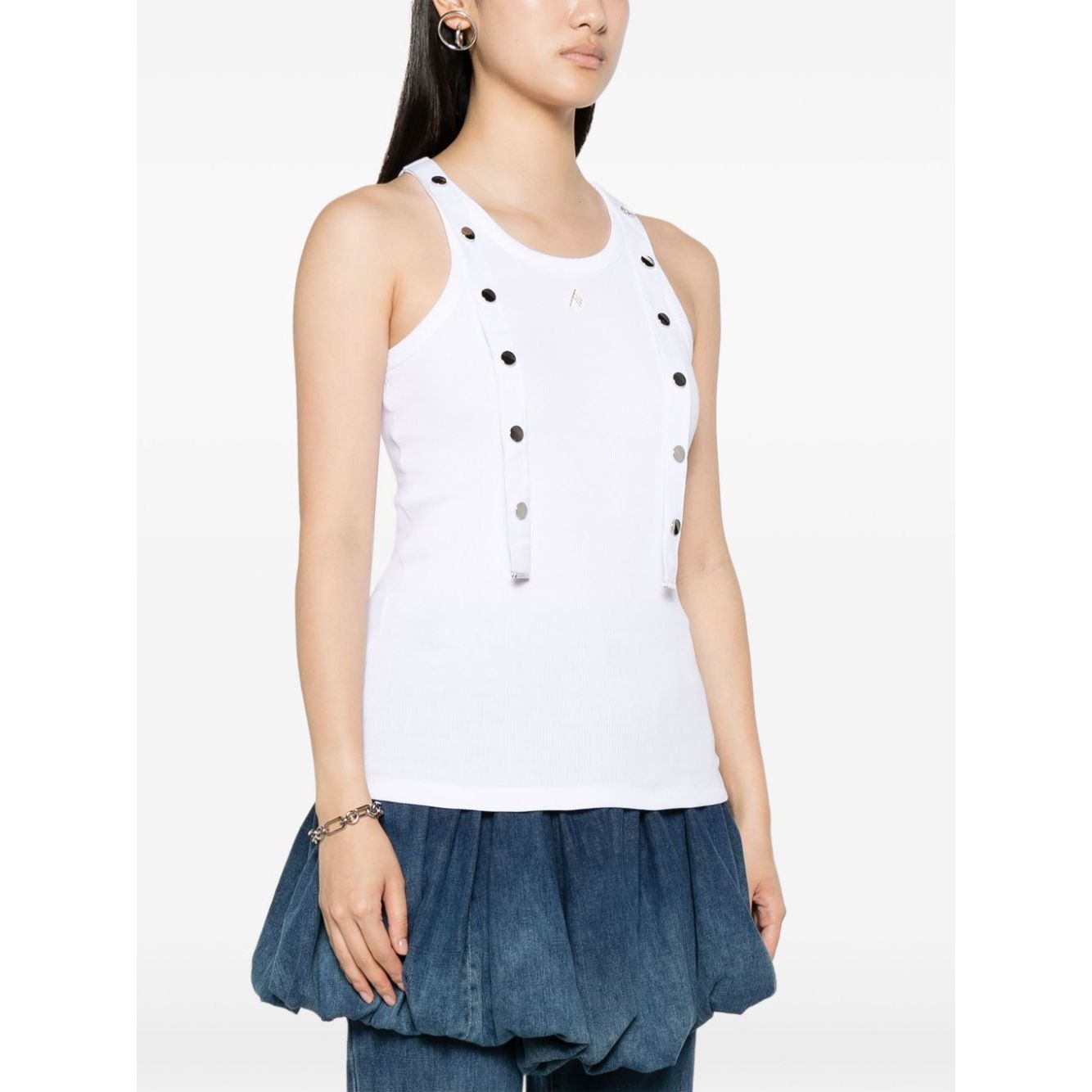 The Attico Top White