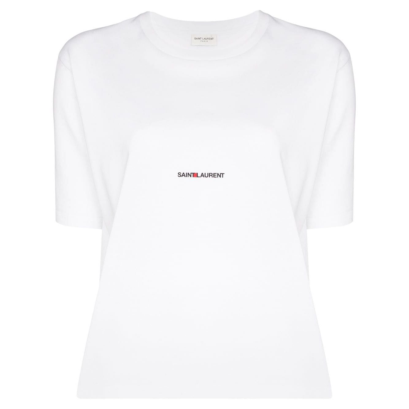 Saint Laurent logo print T-shirt