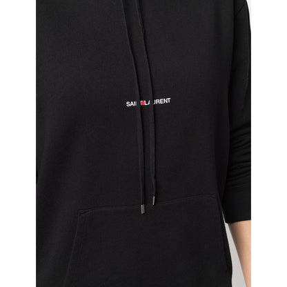 Saint Laurent Logo Print Hoodie
