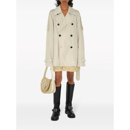 Burberry Short silk trench coat