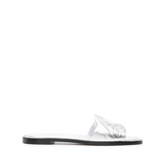 Alexander McQueen Slide sandals with embossed logo Sandals