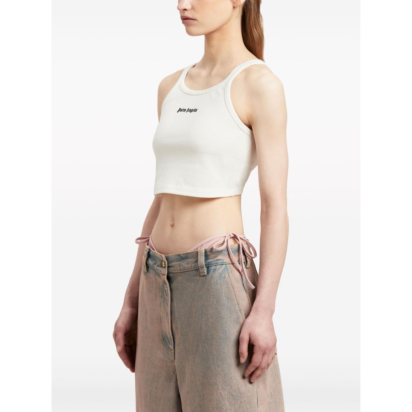 Palm Angels Top White Topwear