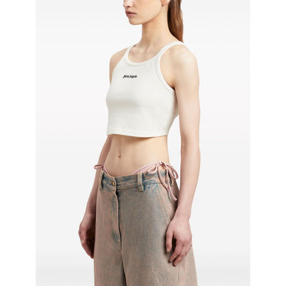 Palm Angels Top White Topwear