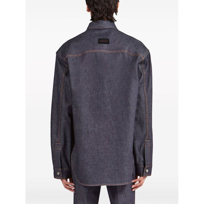 Ferragamo Shirts Blue