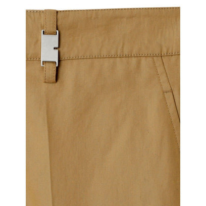 Burberry Straight-leg cotton trousers Trousers