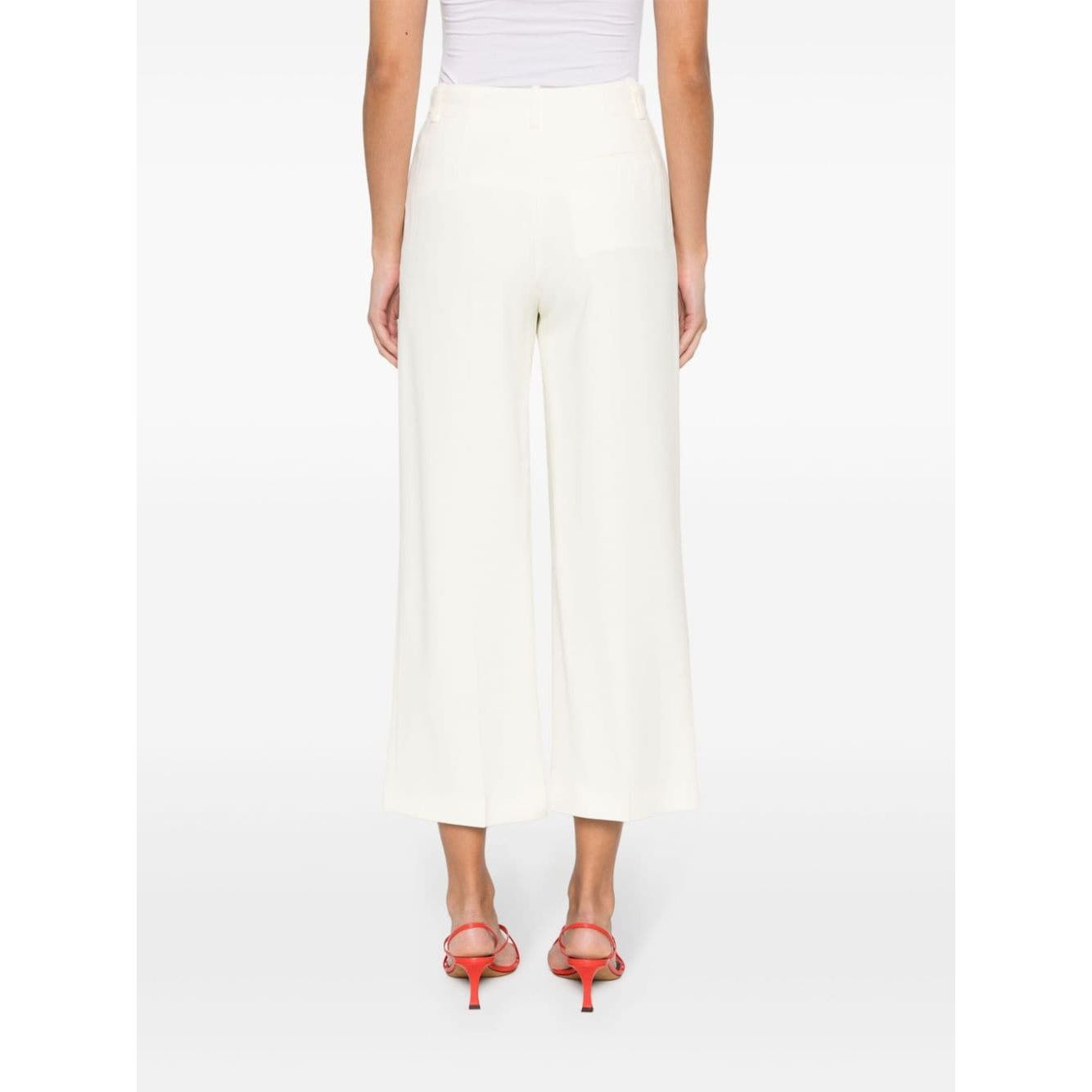 Erika Cavallini Semi-Couture Trousers White