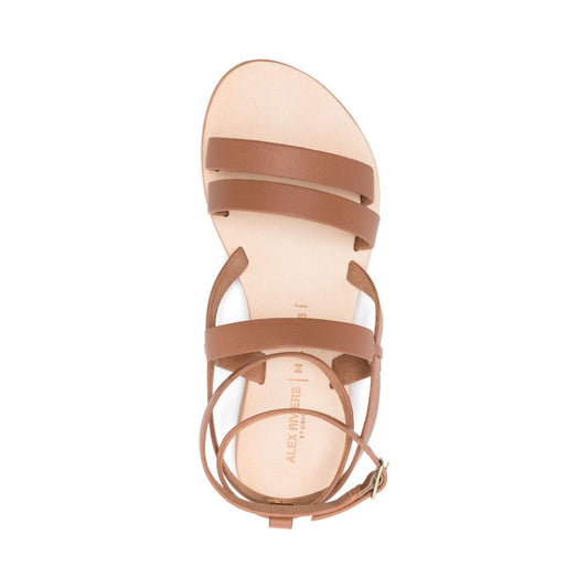 MANEBI Sandals Leather Brown