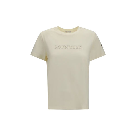 Moncler Beige Cotton T-Shirt