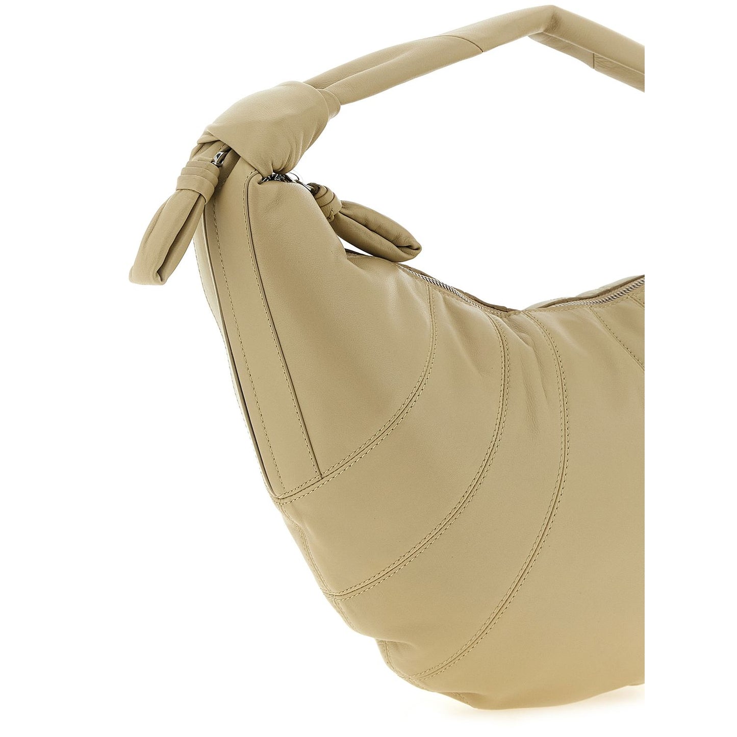 Lemaire Beige Lamb Leather Shoulder Bag