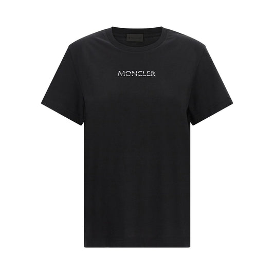 Moncler Black Cotton T-Shirt