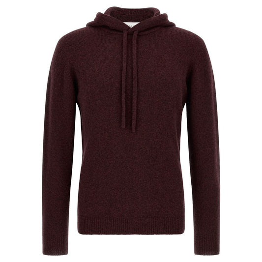 Roberto Collina Bordeaux Wool Cardigan