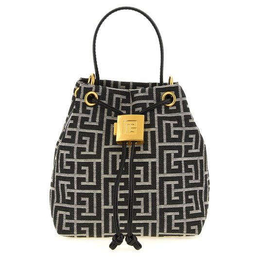 Balmain Bicolor Polyester Handbag
