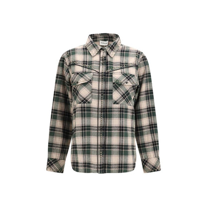 P.A.R.O.S.H. Bicolor Cotton Pattern Shirt