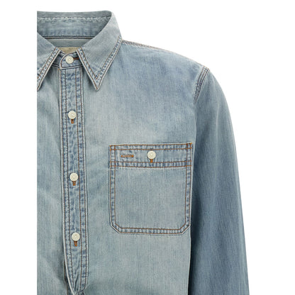 R13 Blue Cotton Blouse