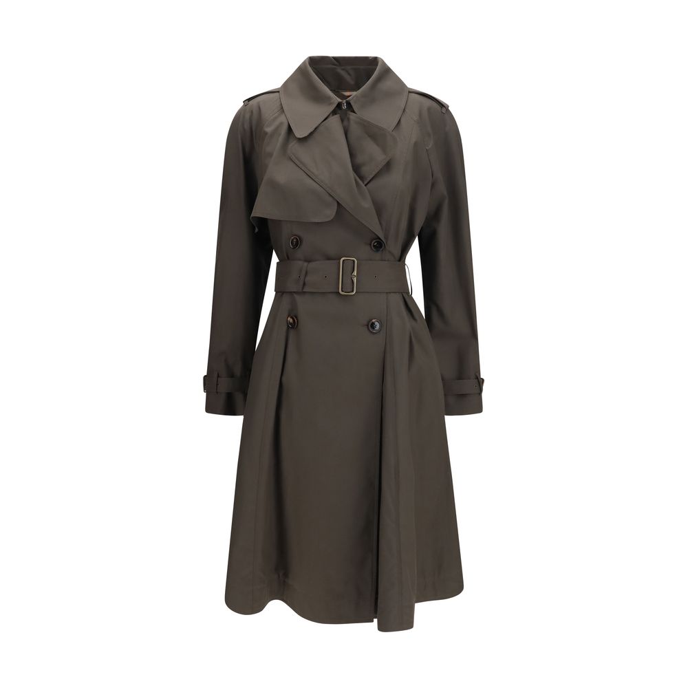 Burberry Bicolor Cotton Coat