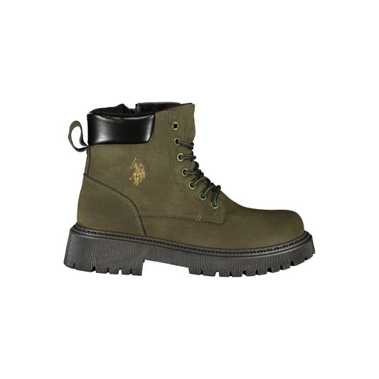 U.S. POLO ASSN. Green Polyurethane Women's Boot